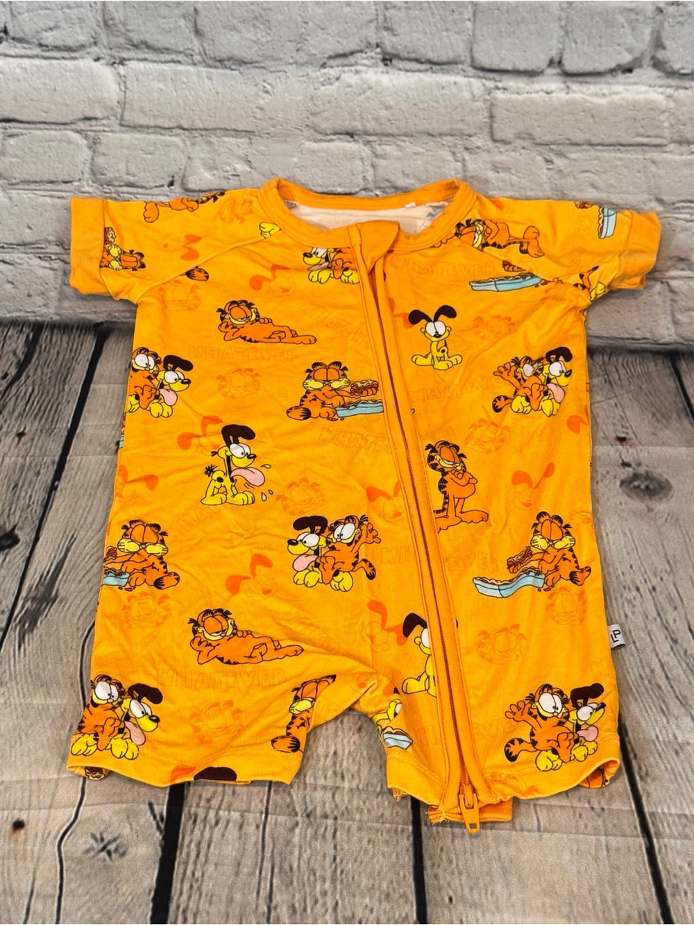 Little Peanut Bamboo Garfield Bamboo Shortie Romper